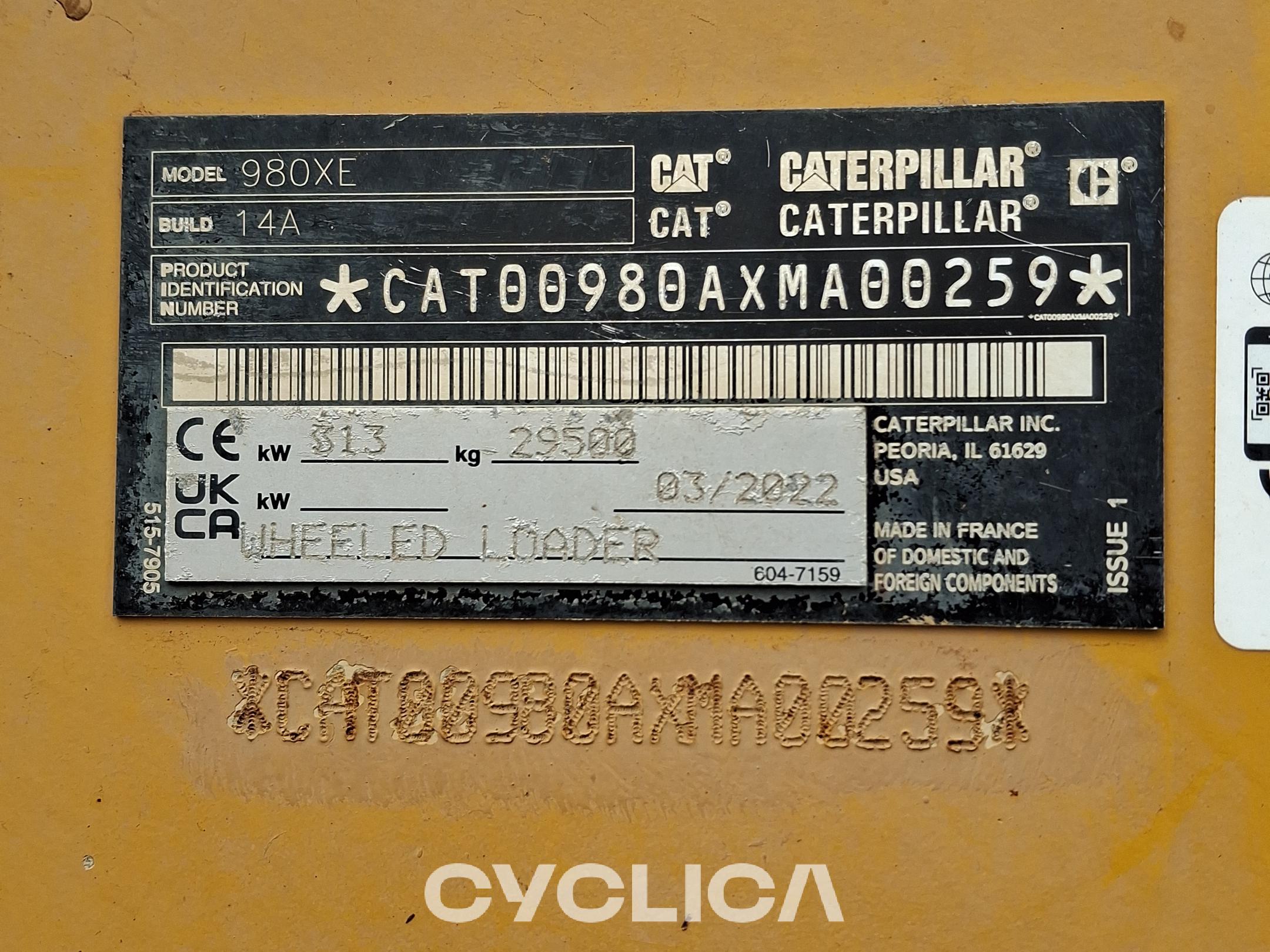 Utovarivači  980XE XMA00259 - 6