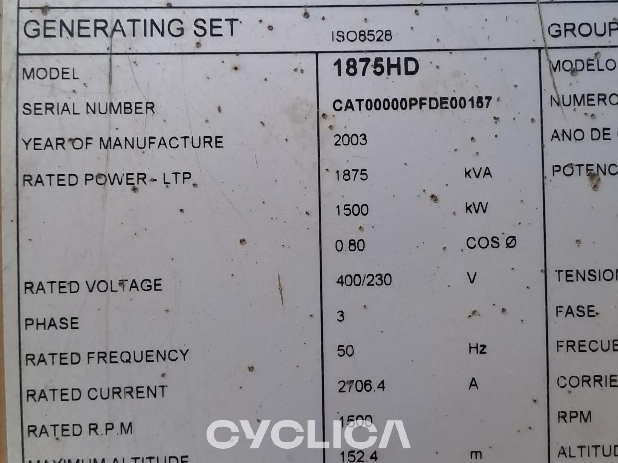 Electric power generators  3512 FDE00157 - 6
