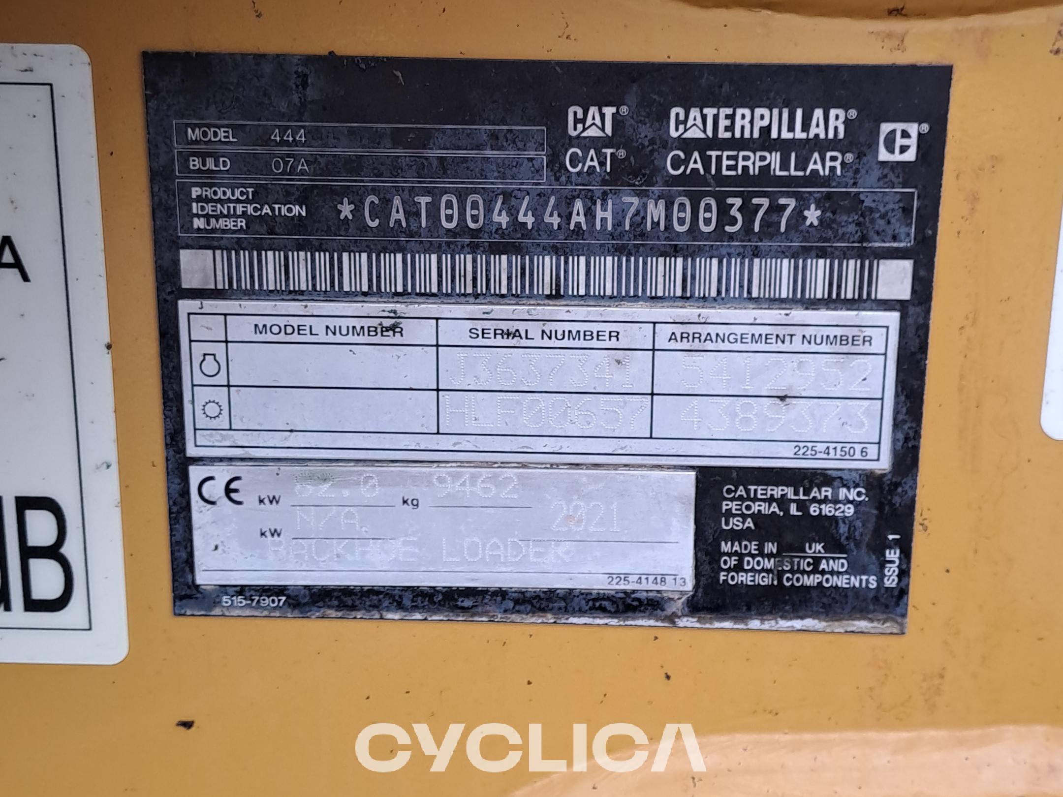 Rovokopači - utovarivači  444 EX GOLD H7M00377 - 6