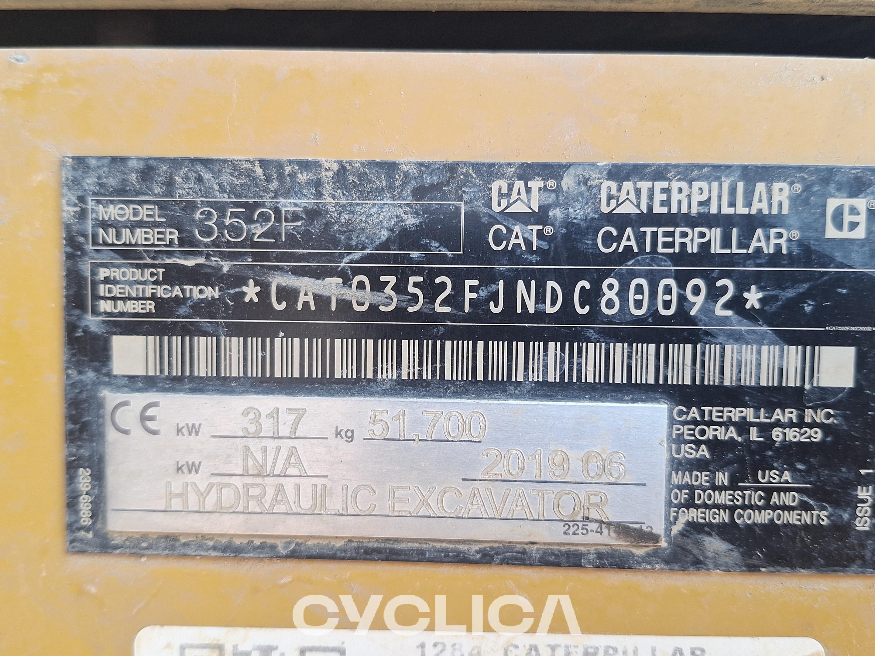 Bageri gusjeničari  352F NDC80092 - 6