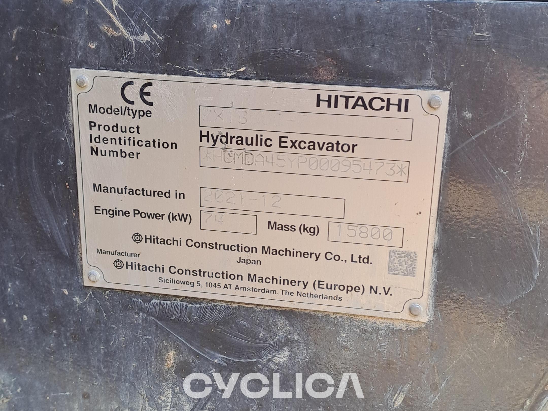 Escavatori cingolati  zx135 P00095473 - 6