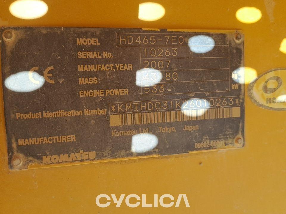 Damperi i kruti kamioni HD465-7 0263 - 8