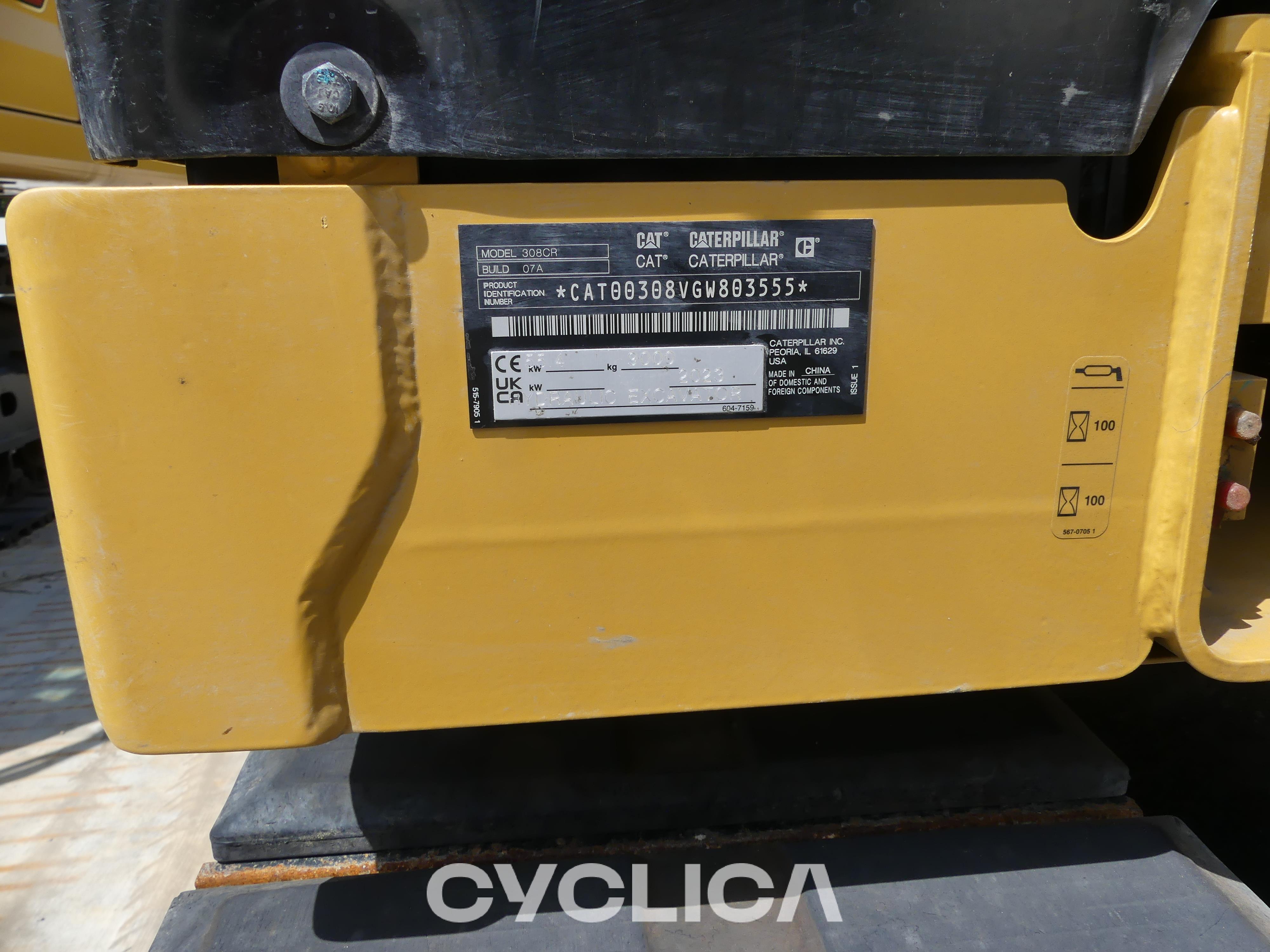 Bagri goseničarji  308-07 CR GW803555 - 2