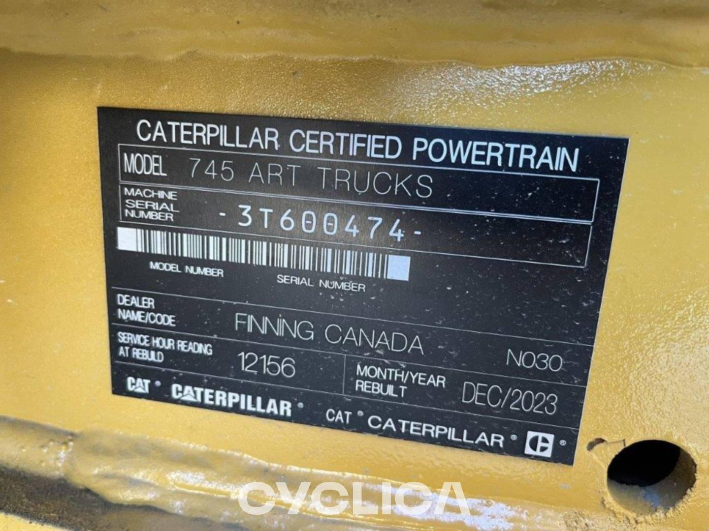 Dumpers and articulated trucks  745-04A 3T600474-REBUILD - 6