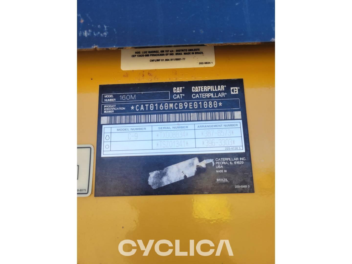 Motor grader  160M B9E01080 - 6