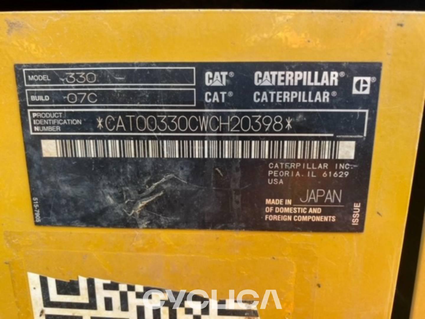 Crawler excavators  330-07 WCH20398 - 6