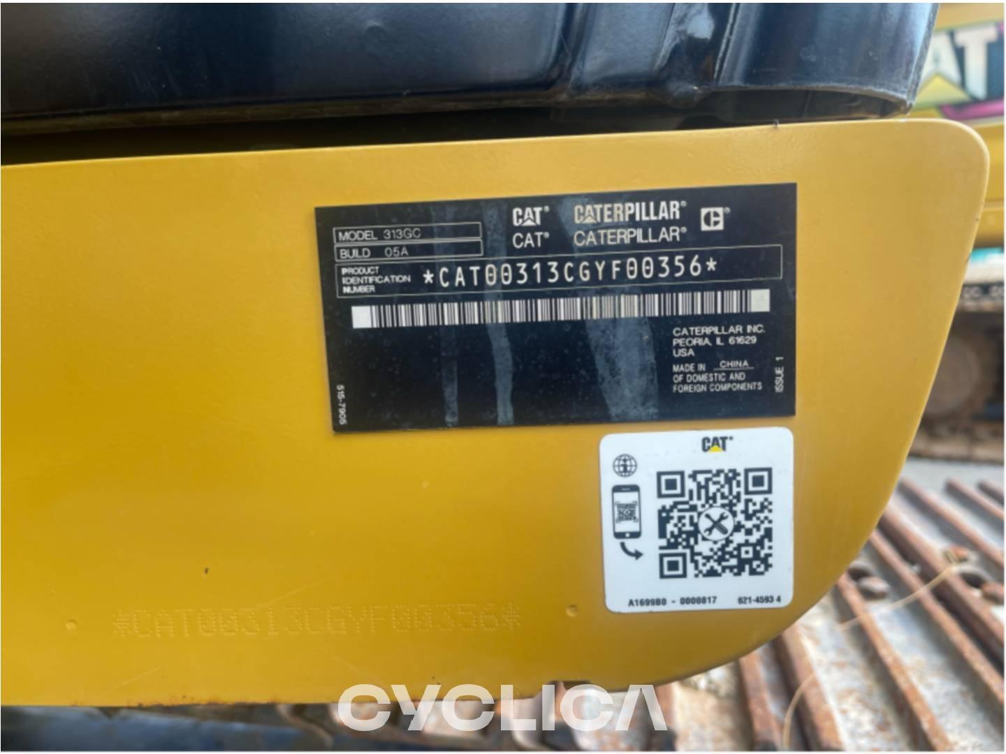 Eskavatorë me Zinxhirë  313-05GC GYF00356 - 6
