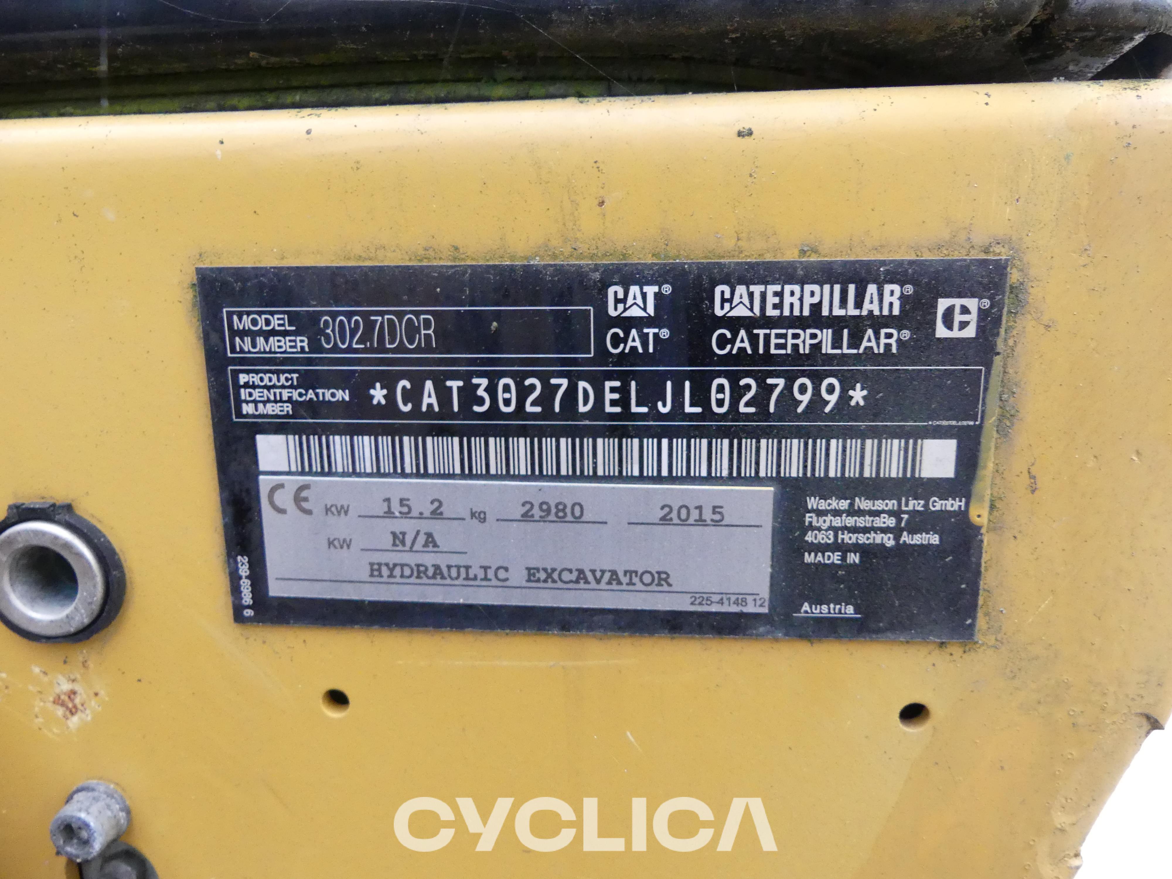 Eskavatorë me Zinxhirë  302.7D CR LJL02799 - 2