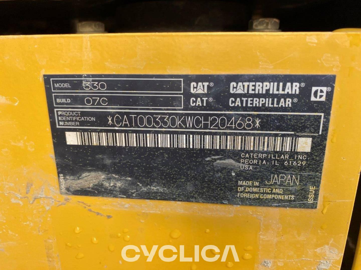 Crawler excavators  330-07 WCH20468 - 5