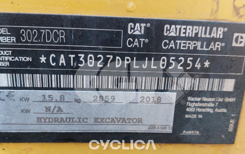 Escavadora de rastos  302.7DCR LJL05254 - 13