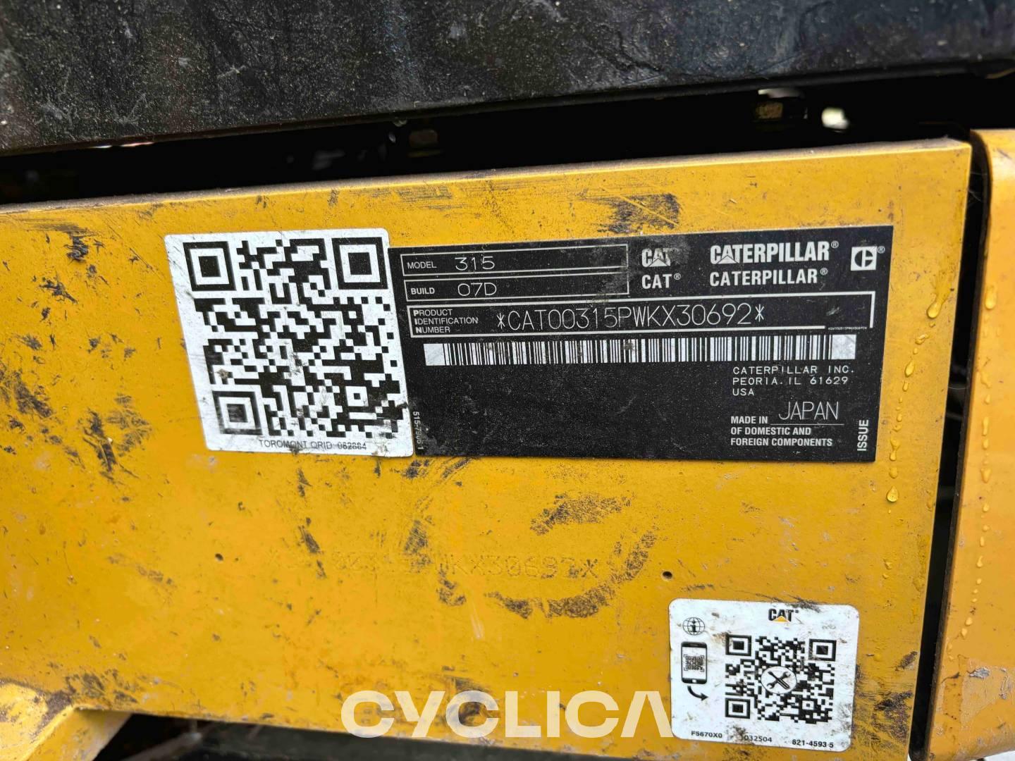 Eskavatorë me Zinxhirë  315 07D WKX30692 - 9