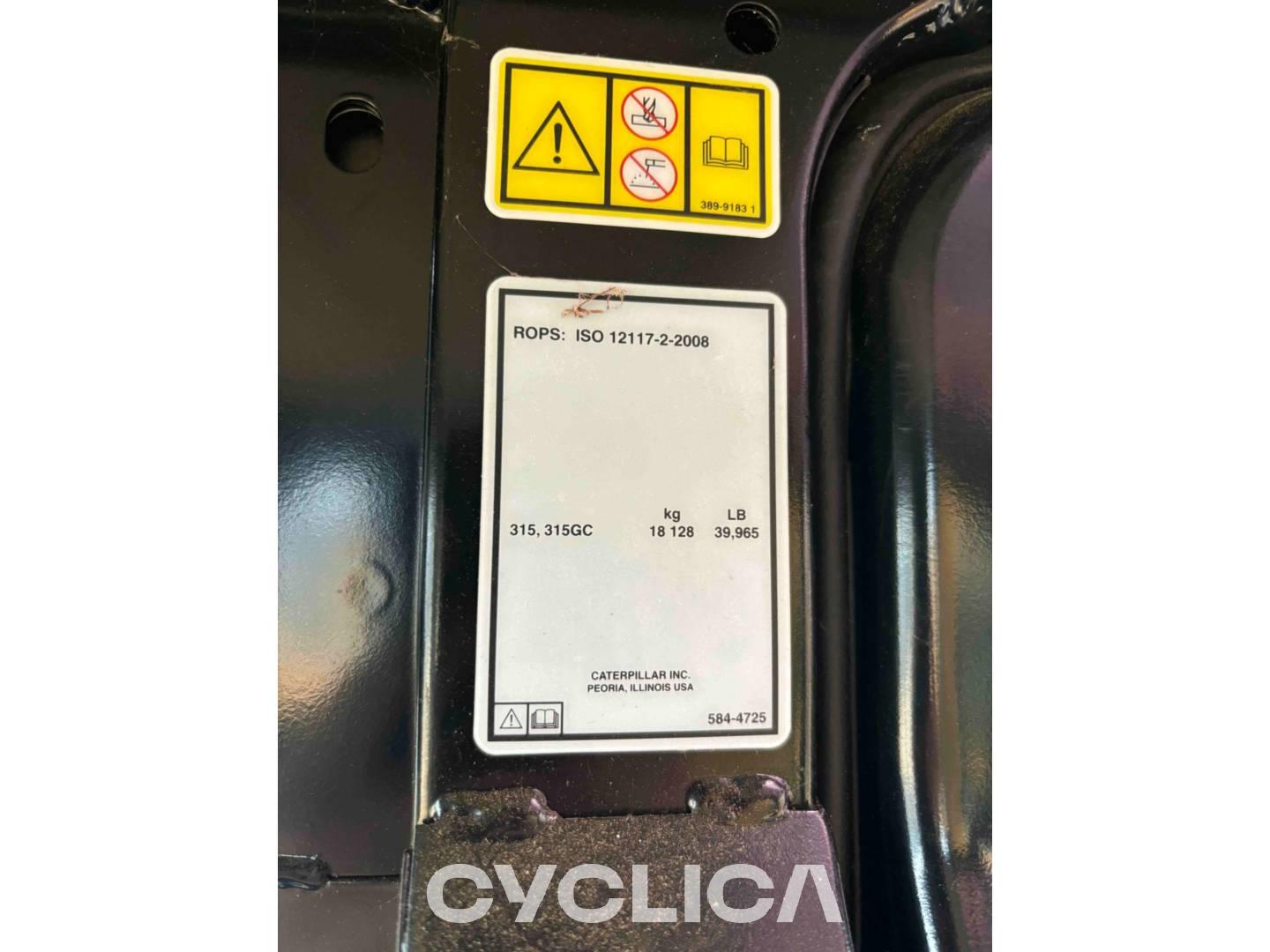 Eskavatorë me Zinxhirë  315 07D WKX30692 - 13