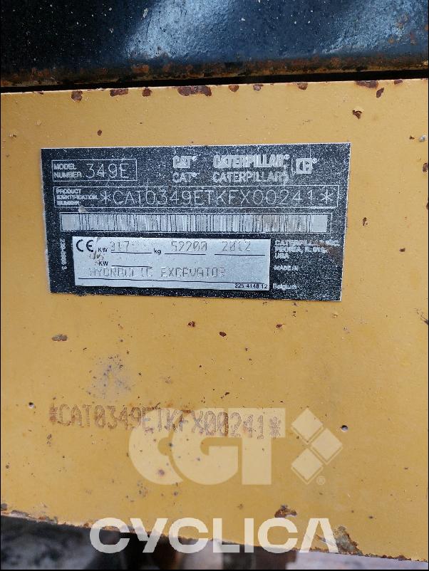 Eskavatorë me Zinxhirë  349E KFX00241 - 14