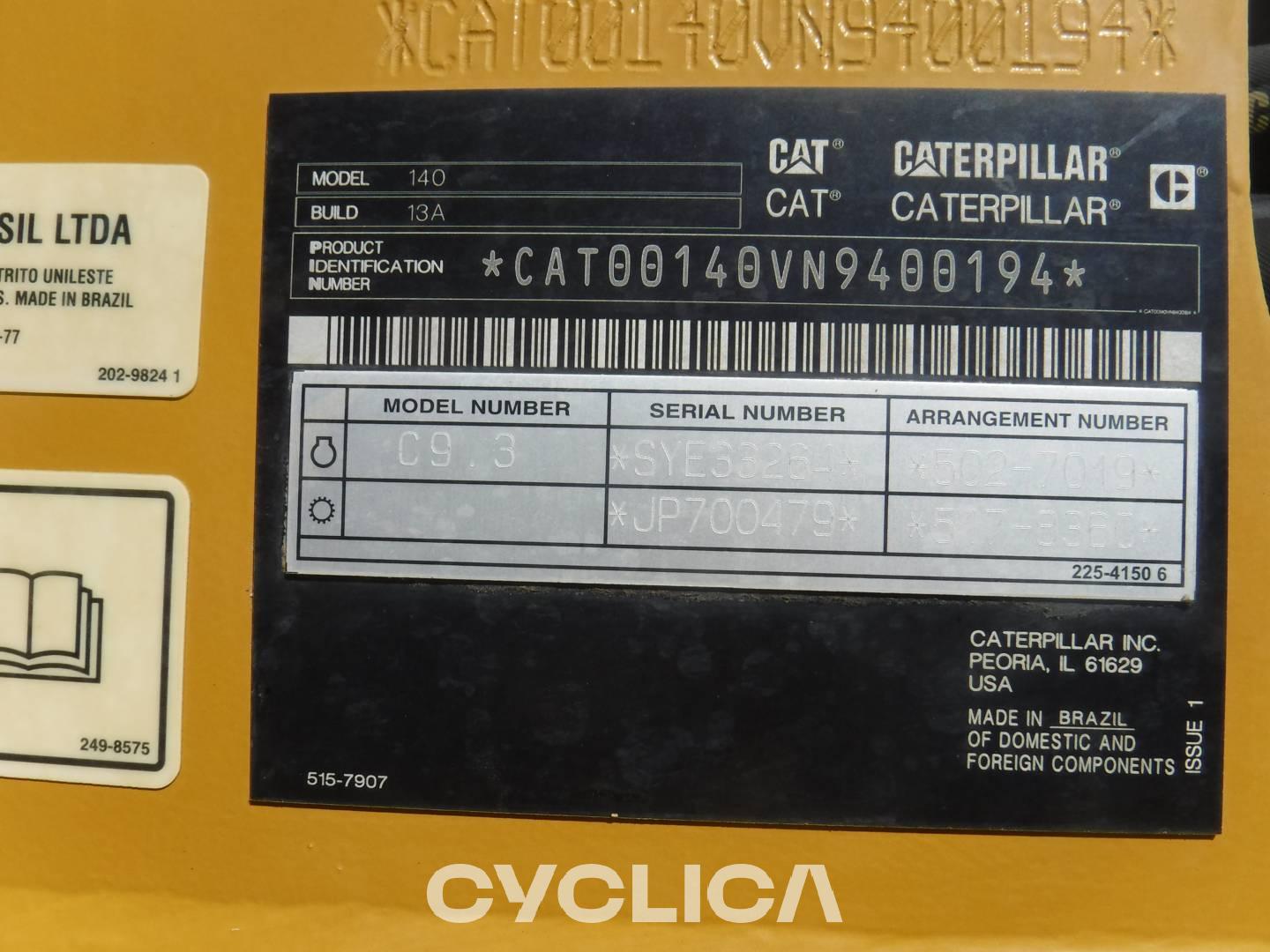 Motor graders  140-13 N9400194 - 7