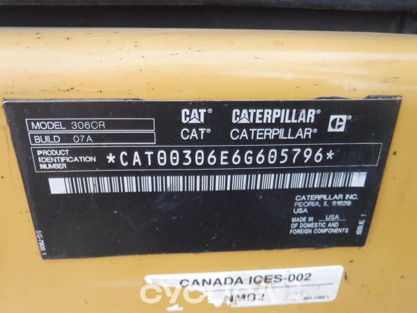 Eskavatorë me Zinxhirë  306-07CR 6G605796 - 7