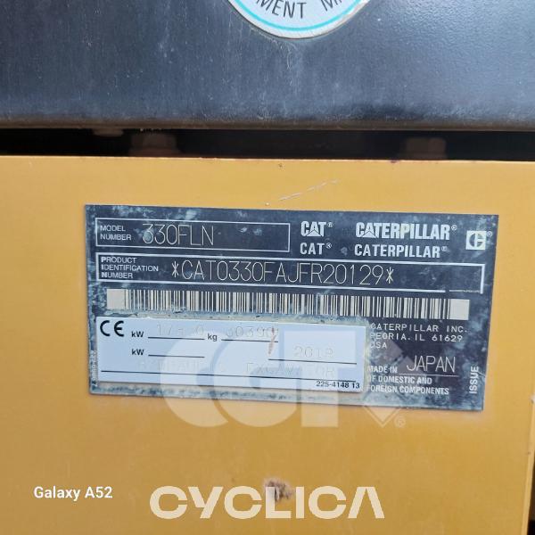 Crawler excavators  330F JFR20### - 18