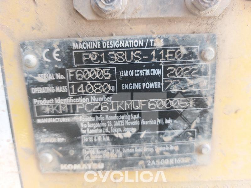Eskavatorë me Zinxhirë  PC138 F60005 - 19