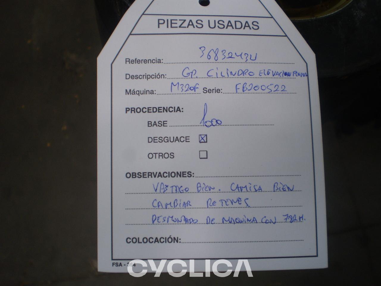 Hidravlični deli  M320F 3683243 - 5
