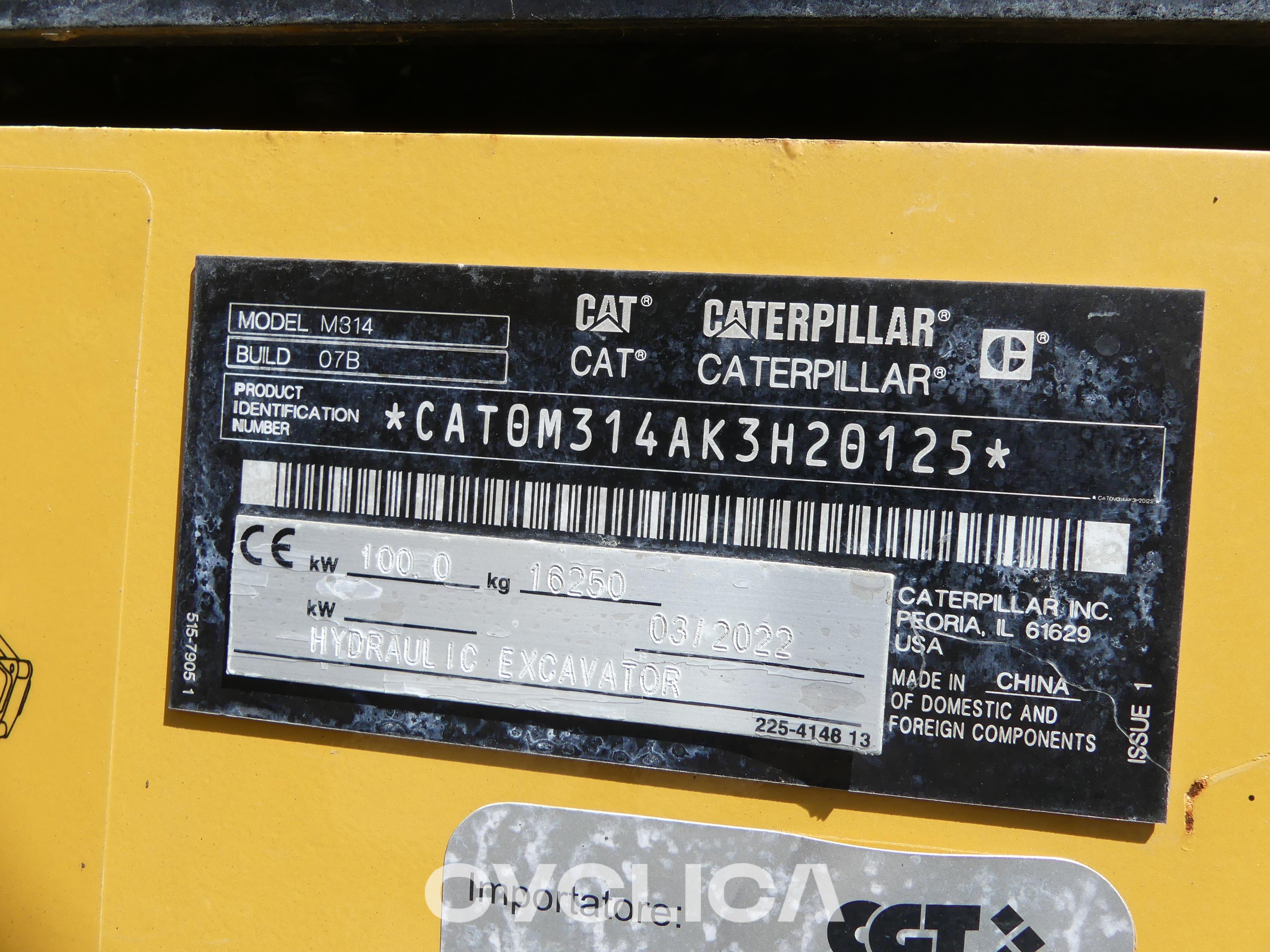 Wheel excavators  M314 K3H20125 - 2
