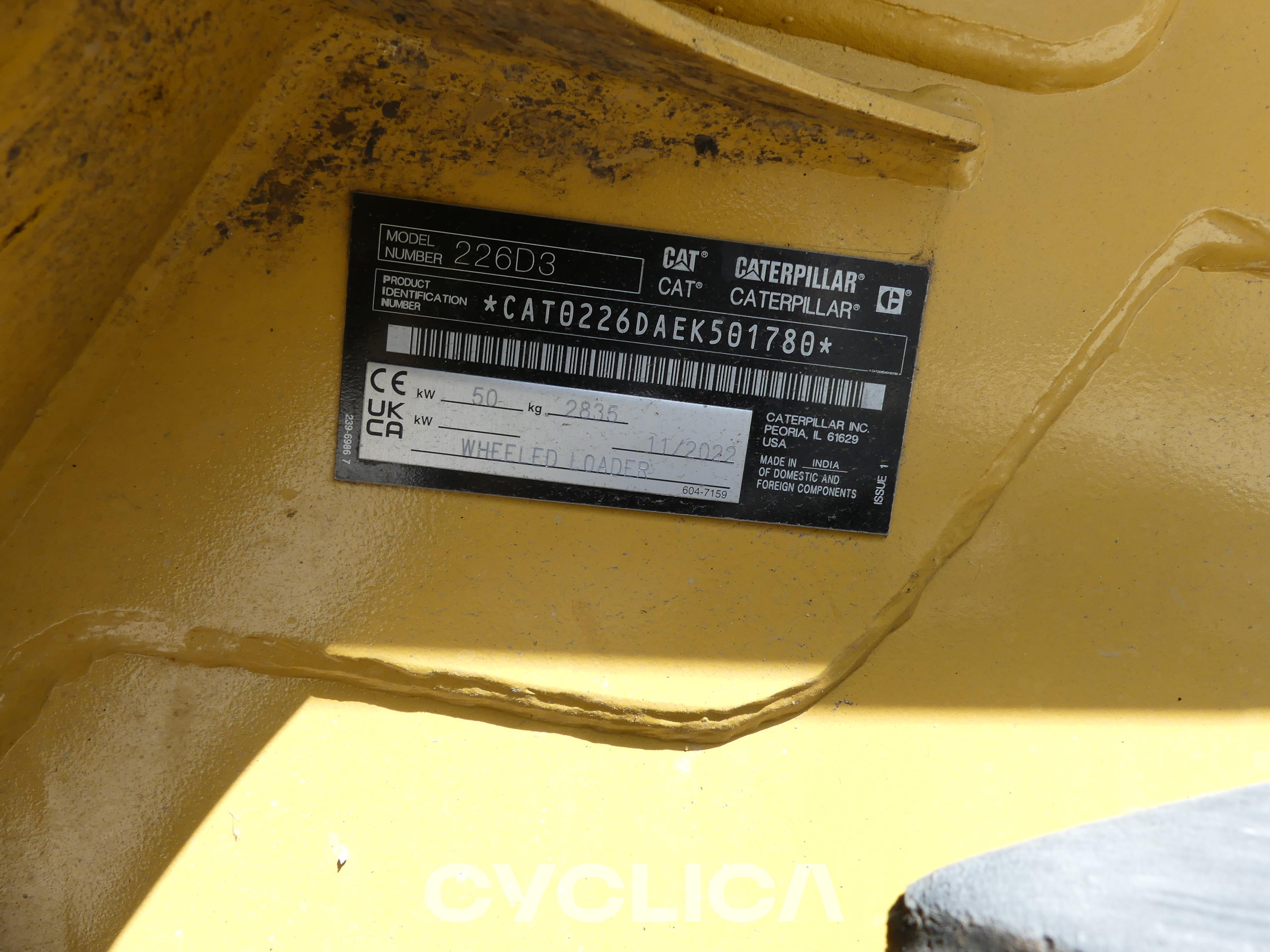 Chargeuses compactes  226D3 EK501780 - 2