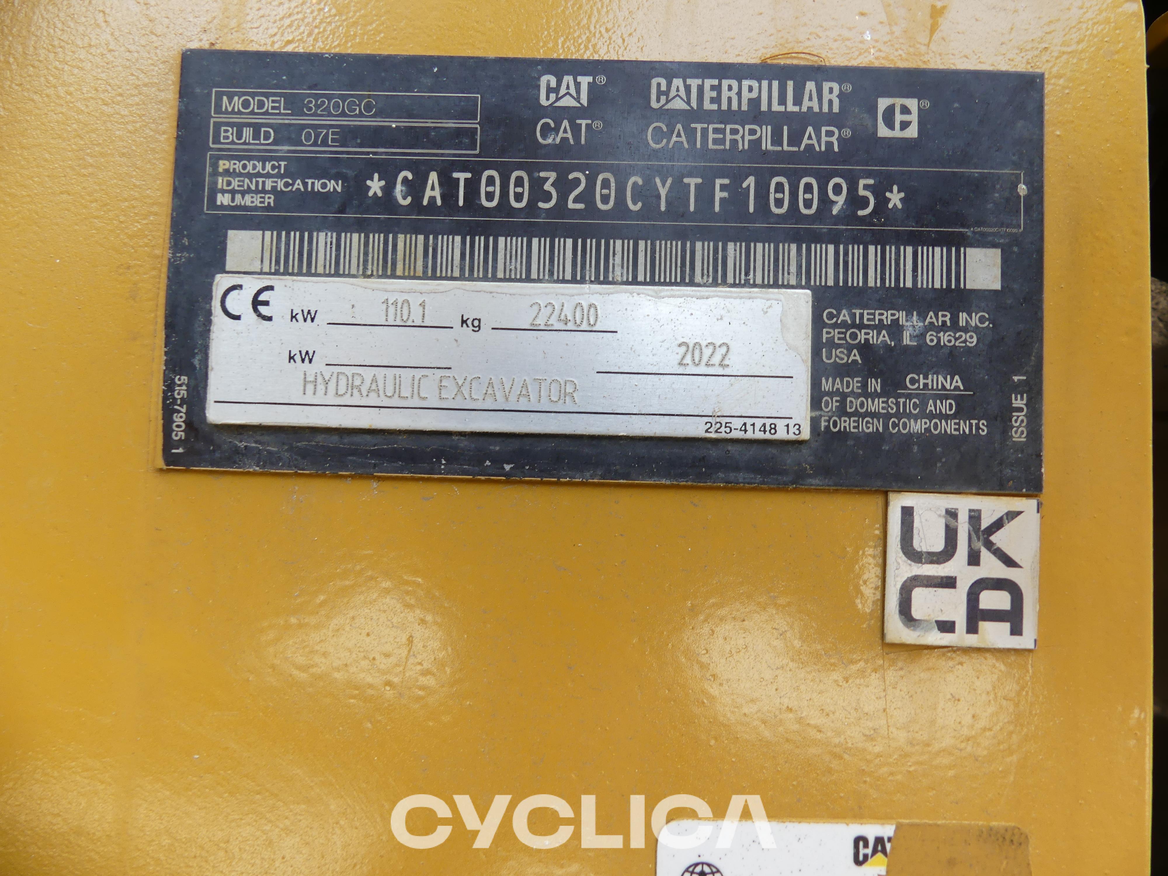 Bageri gusjeničari  320GC LN YTF10095 - 2