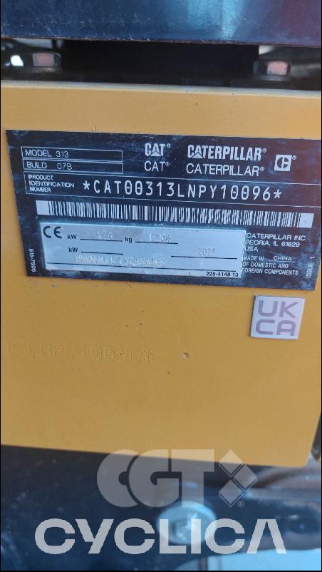 Excavadoras de cadenas  313 NG NPY10096 - 16