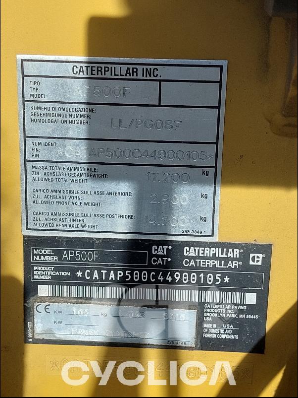 Oprema za asfaltiranje AP500F 44900105 - 7