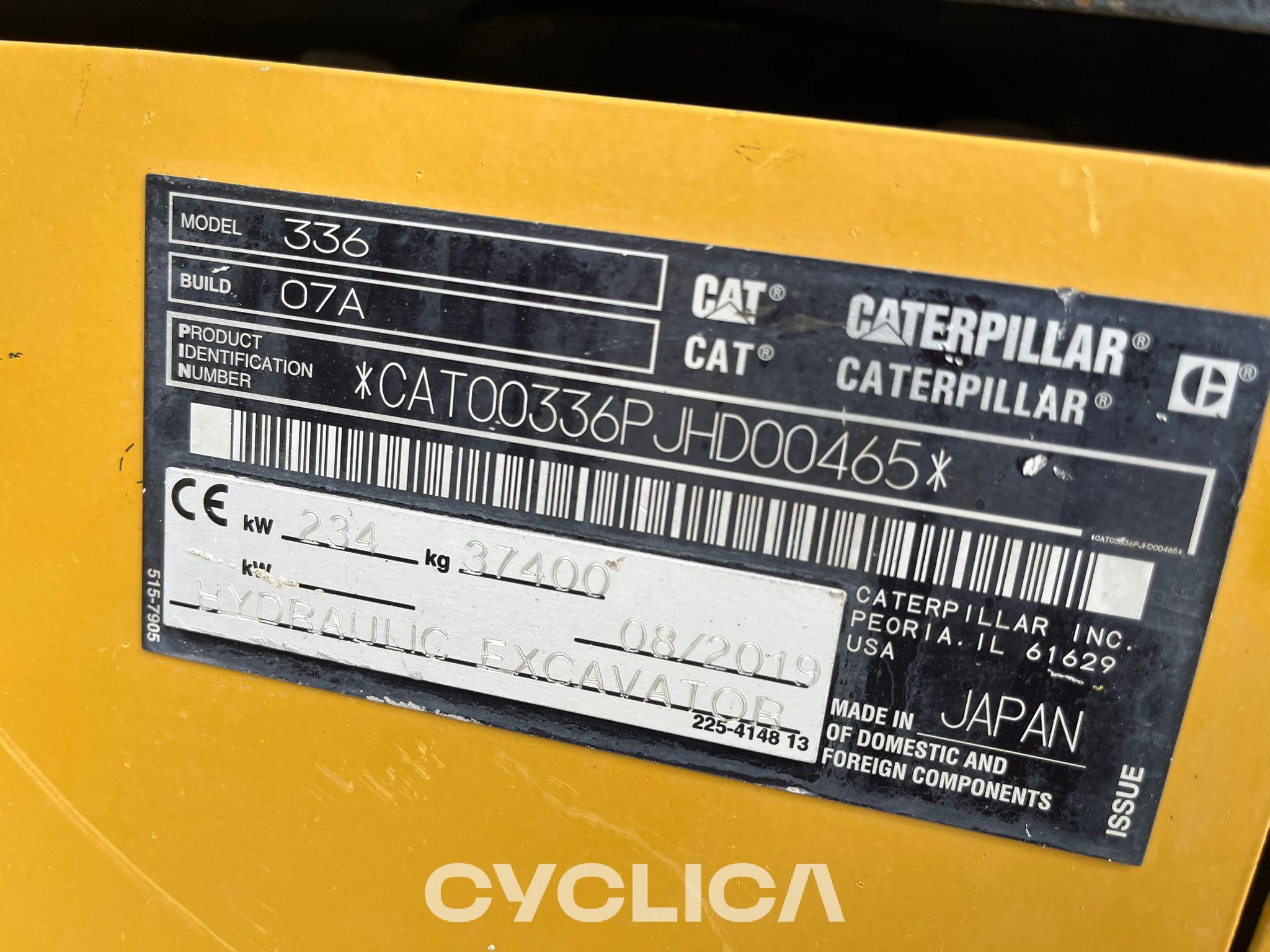 Eskavatorë me Zinxhirë  336NG JHD00465 - 6