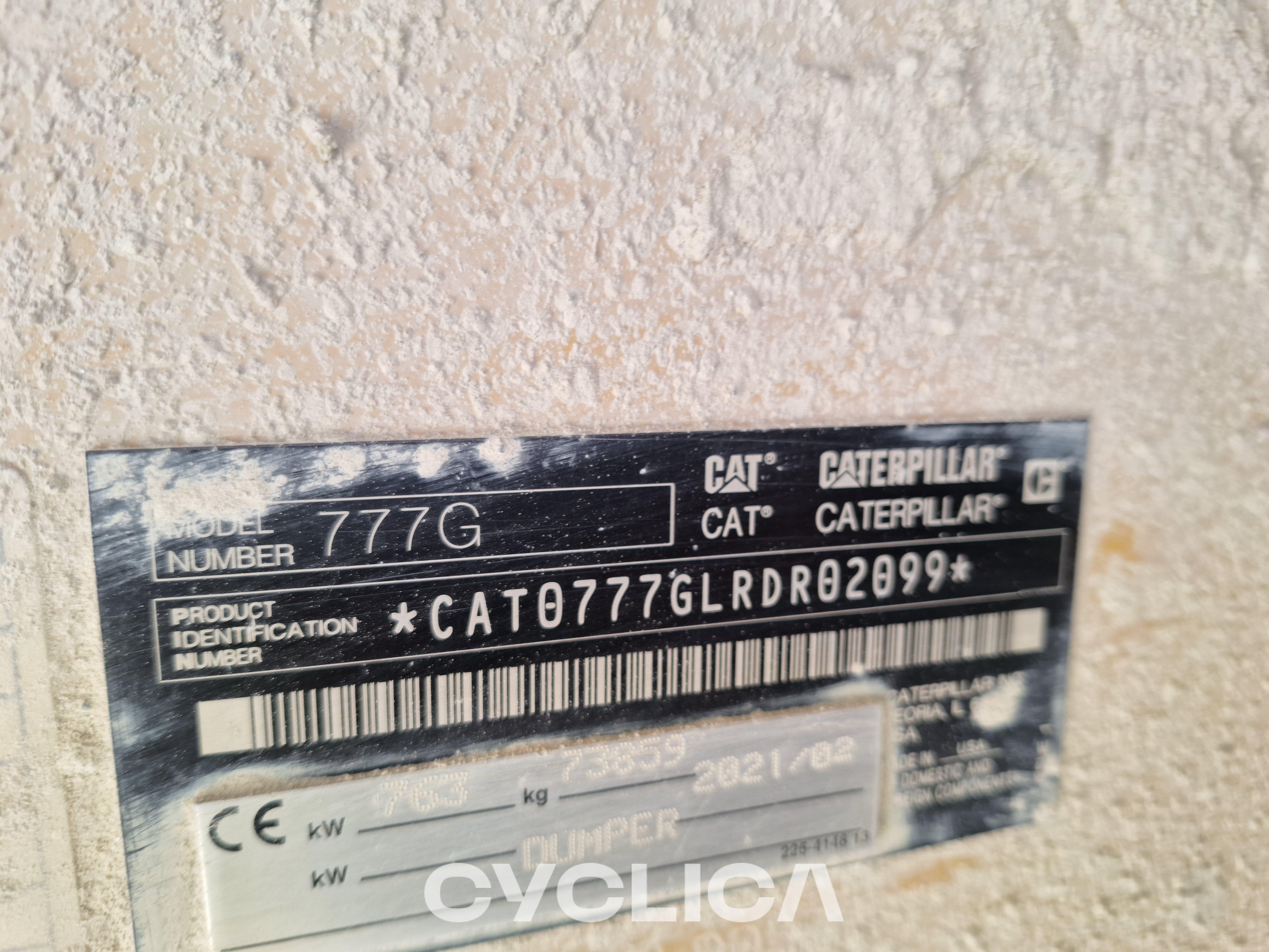 Dumpers and rigid trucks  777G RDR02099 - 7