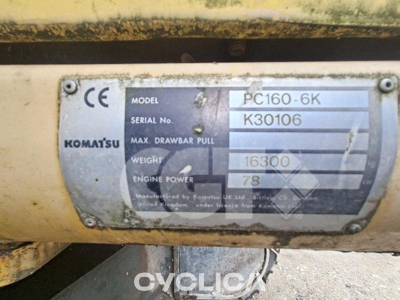 Escavadora de rastos  PC160 K30### - 15