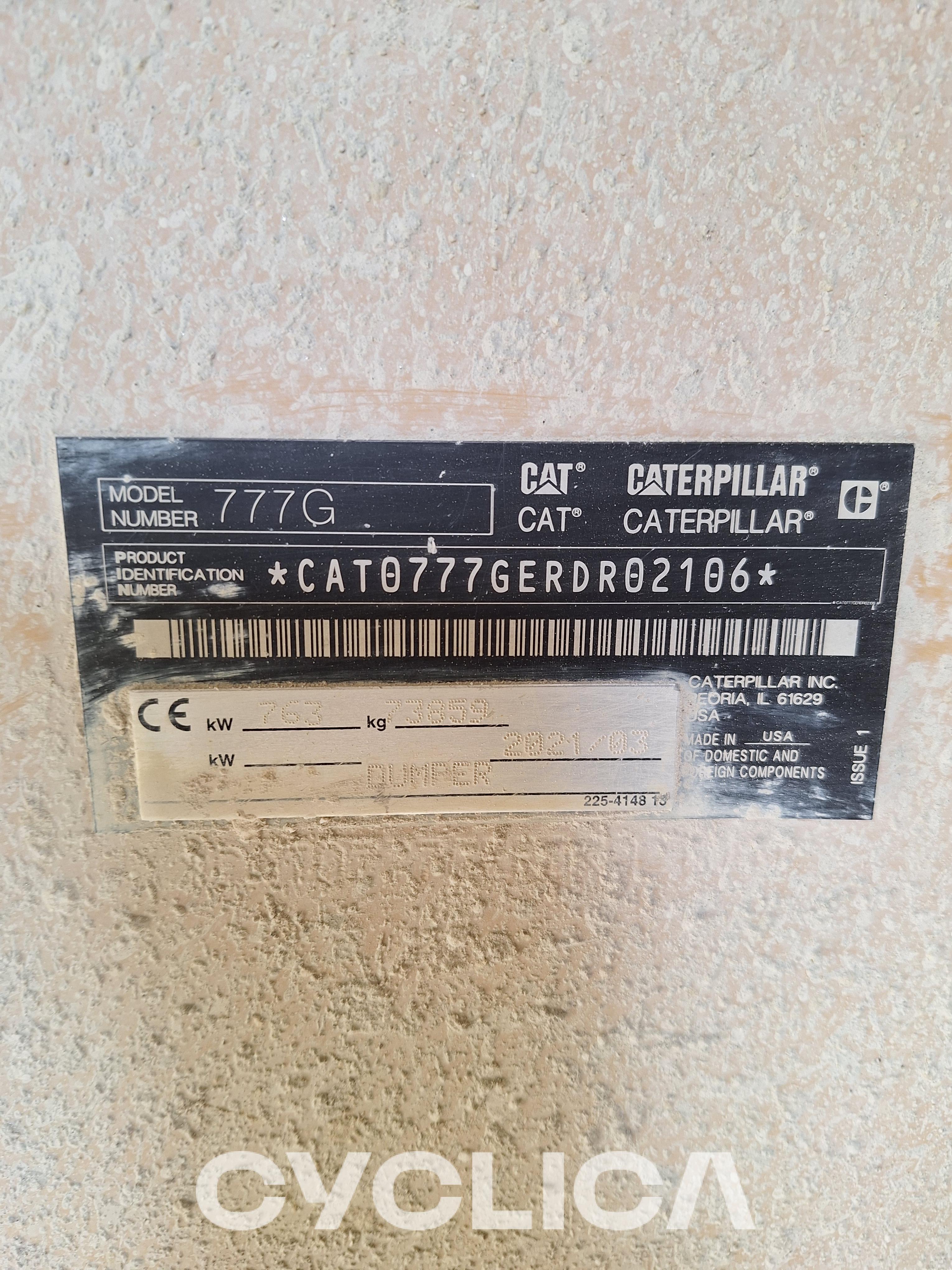 Kiperi i kruti kamioni  777G RDR02106 - 7