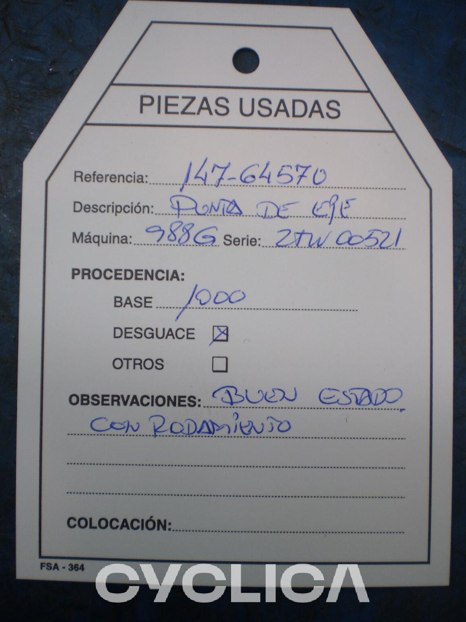 Power train  988G 1476457 - 2