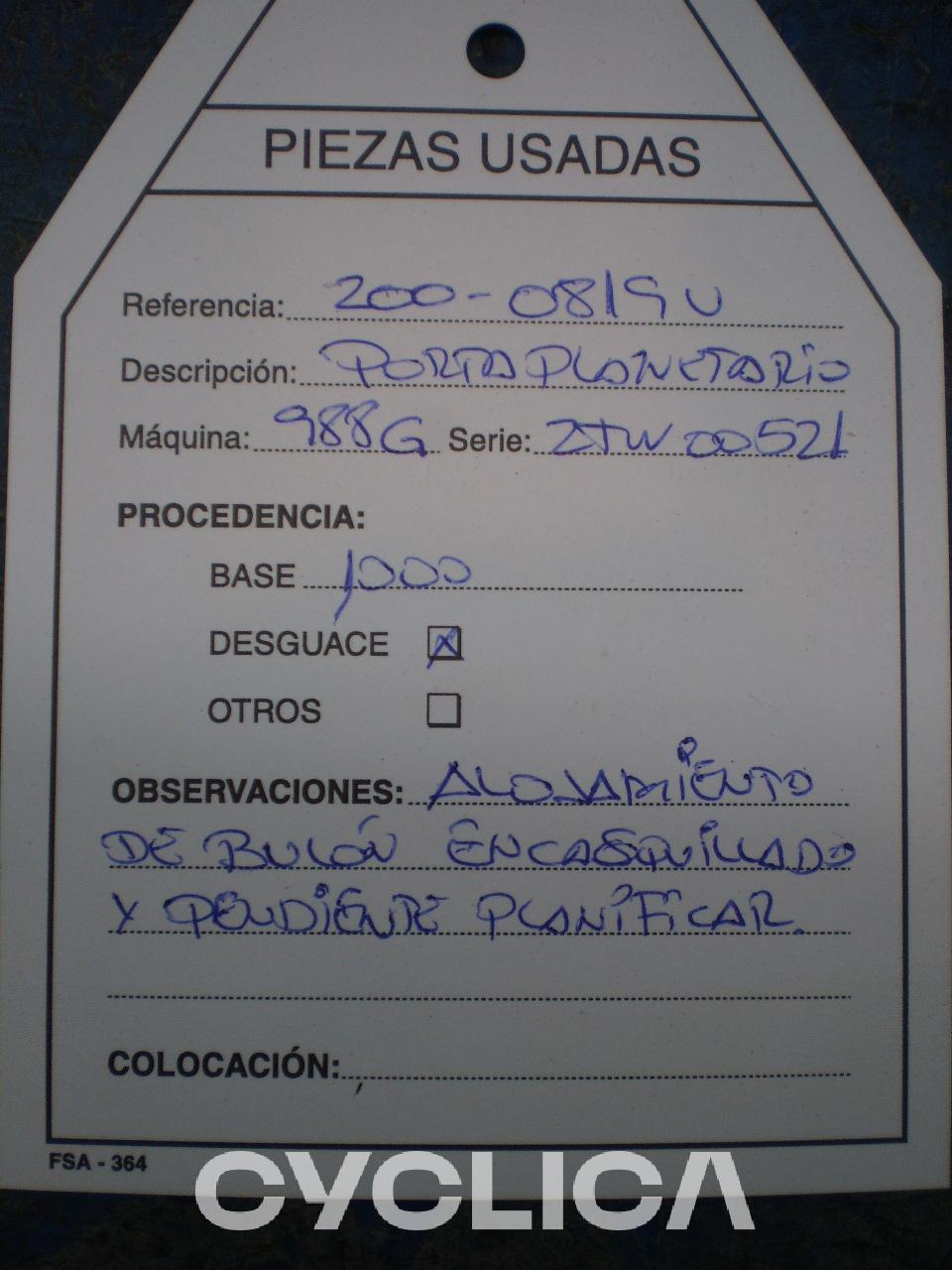 Grupe fuqie  988G 2000819 - 2