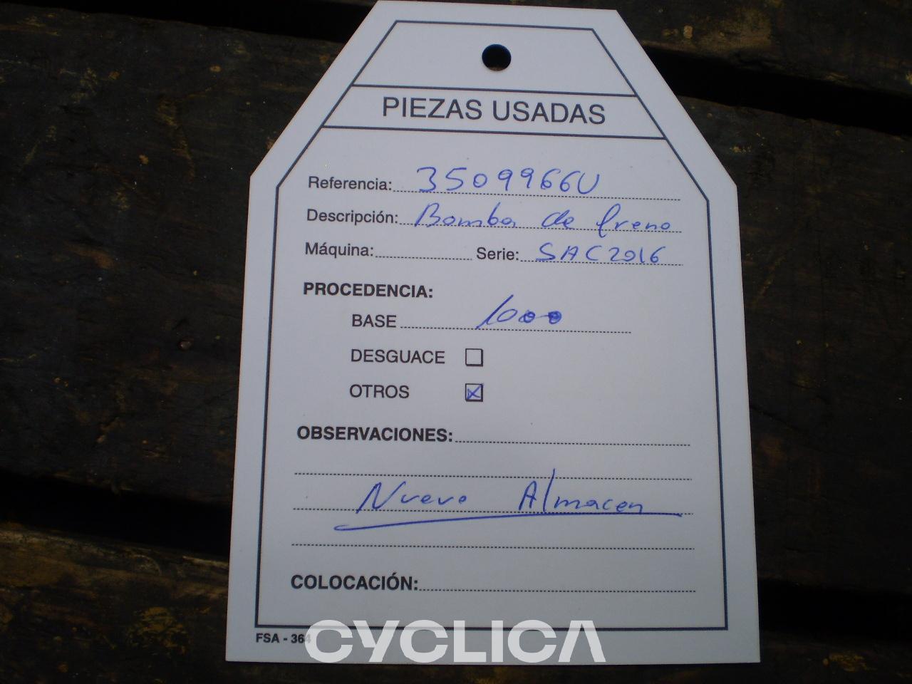 Hidraulični  PIEZAS US 3509966 - 3