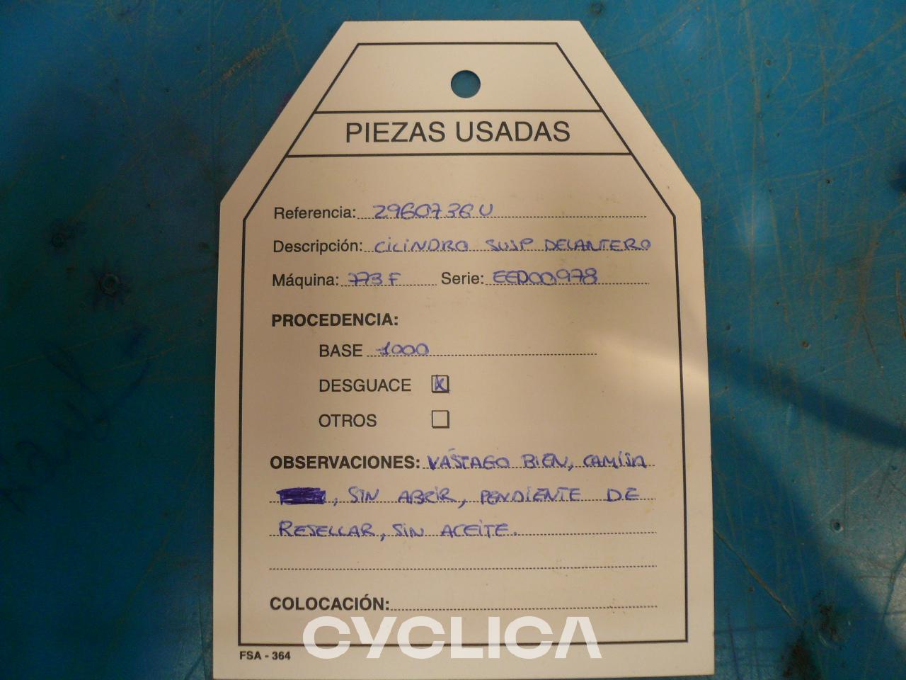 Hidráulico  773F 2960736 - 3