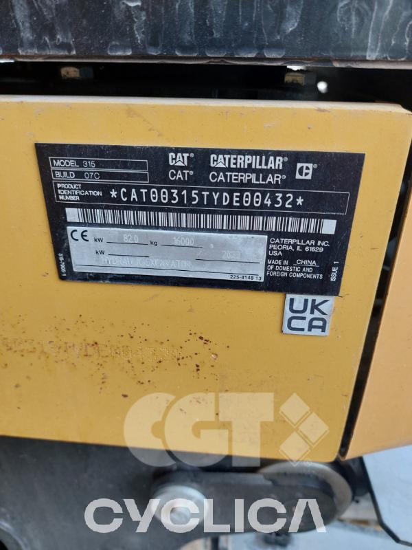 Escavadora de rastos  315 NG YDE00432 - 9