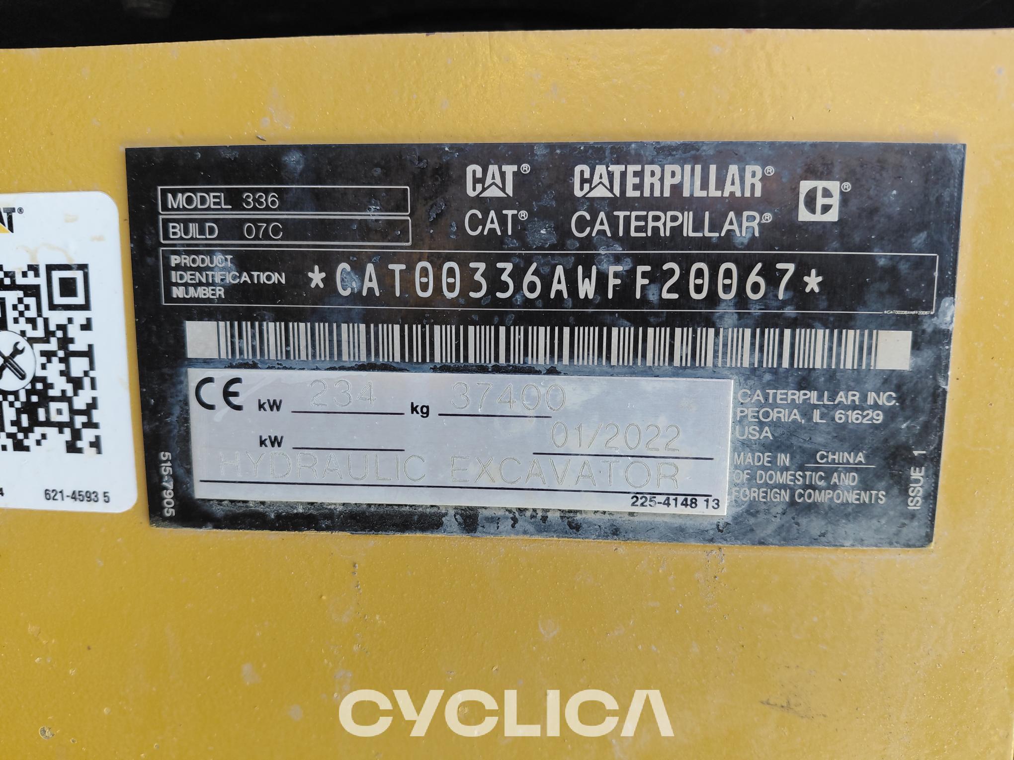 Escavatori cingolati  336 NG WFF20067 - 5