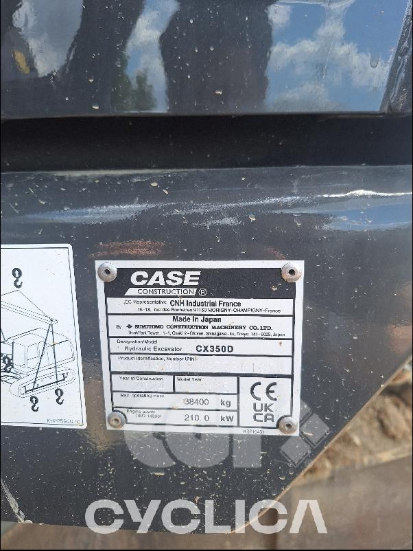 Escavadora de rastos  CX350 SE7P6### - 11