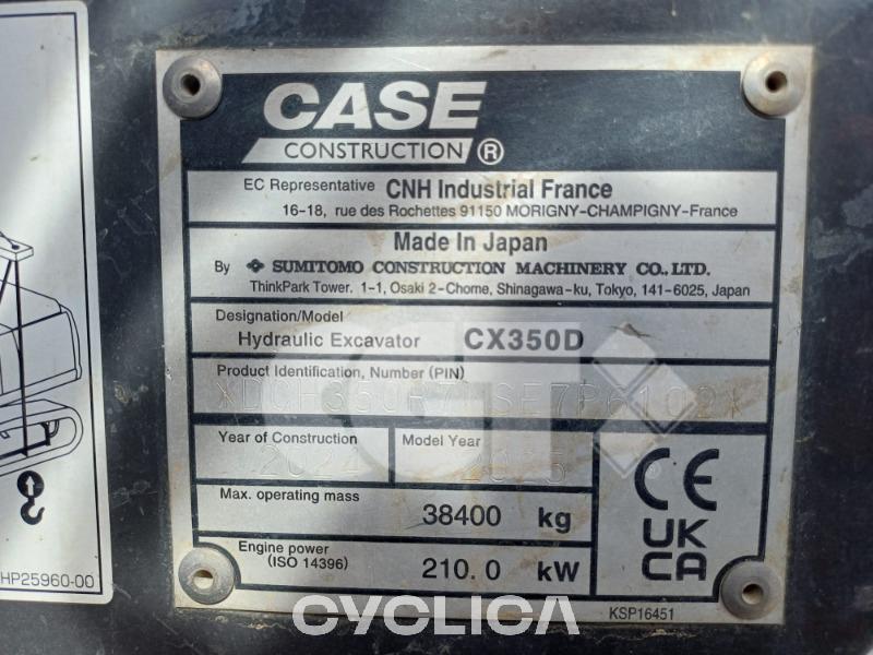 Escavadora de rastos  CX350 SE7P6### - 7